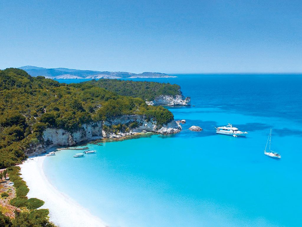 One of the Romantic beaches from Poseidon Islands of Love, Paxos and Anti Paxos